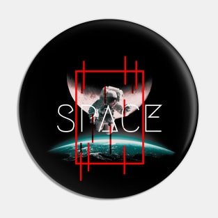 Space Man Pin