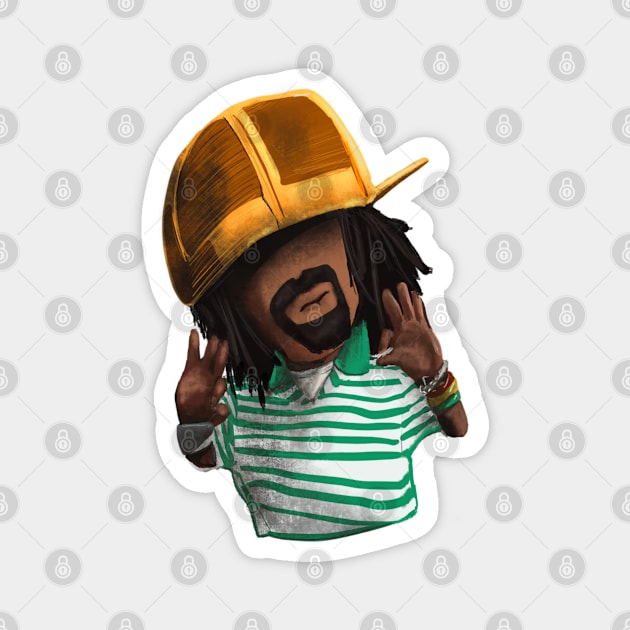 Mac Dre! (Legendz) Magnet by ericjueillustrates