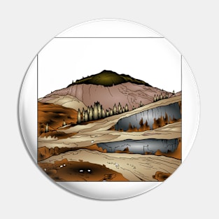 Landscapes 266 (Style:2) Pin