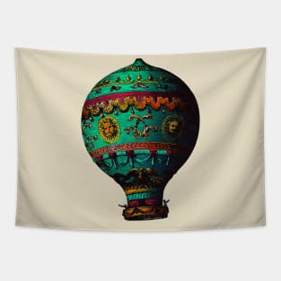 Green Flying Machine Tapestry