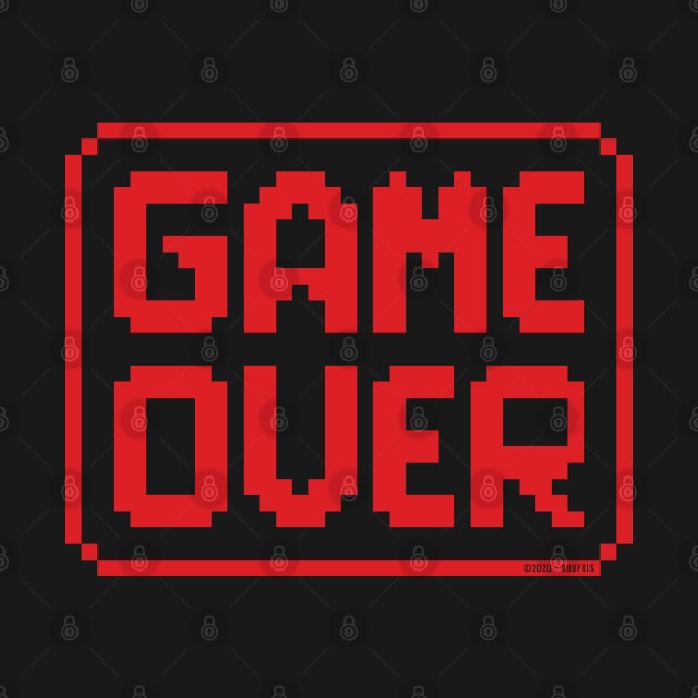 GAME OVER (Red) by Roufxis