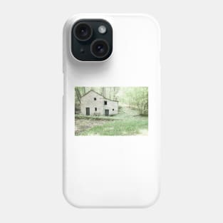 Deserted stone cottage in forest Phone Case
