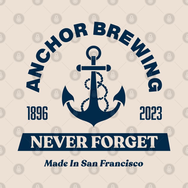 Anchor Steam (front/back) | Never Forget by Retro Travel Design