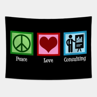 Peace Love Consulting Tapestry