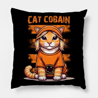 Cat Cobain Pillow