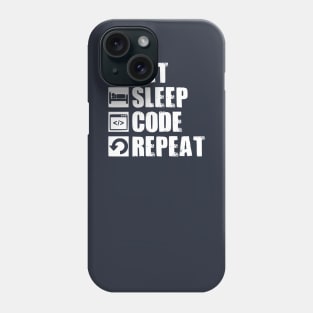 Eat Sleep Code Geek Computer Science Programmer Phone Case