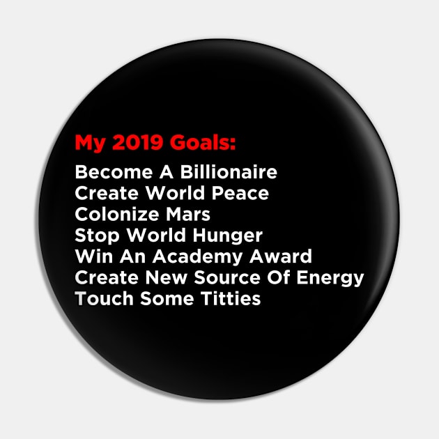 My 2019 Goals Pin by boldifieder