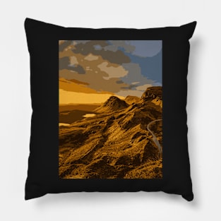 Brown Mountain - Landscape Pillow