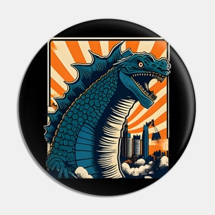 King Kaiju of the Monsters - The Great Godzilla Pin