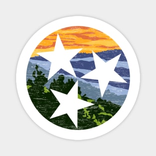 TriStar Smoky Mountains Distressed Magnet