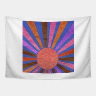 Afternoon Beach Sun Rays Tapestry