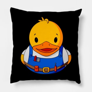 Handyman Rubber Duck Pillow