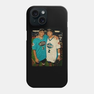 Alex Rodriguez in Seattle Mariners and  Derek Jeter in New York Yankees Phone Case