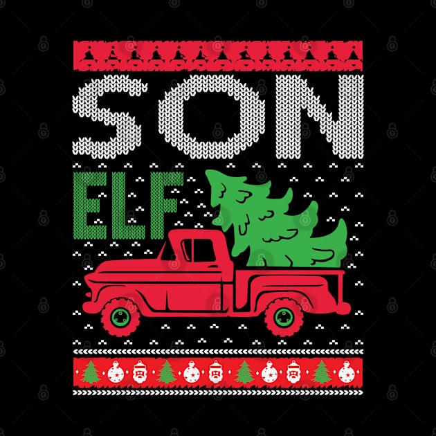 Son Elf ugly christmas sweater by MZeeDesigns