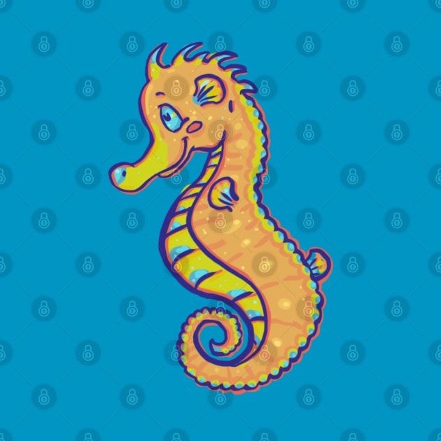 Elmer the Chubby Sea Horse by Artbysusant 