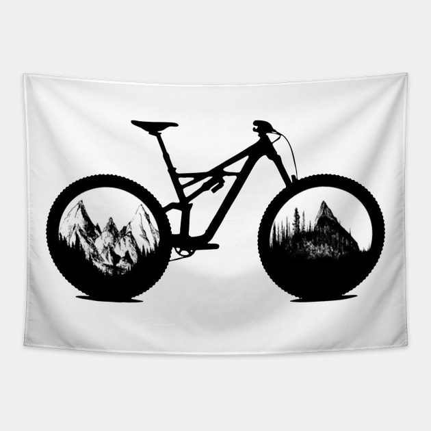 Mtb offroad Tapestry by meryrianaa