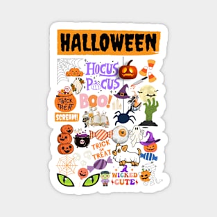 Halloween Collage Magnet