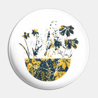 Mustard Flowers Pin