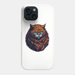 Vibrant Fur Cat Phone Case