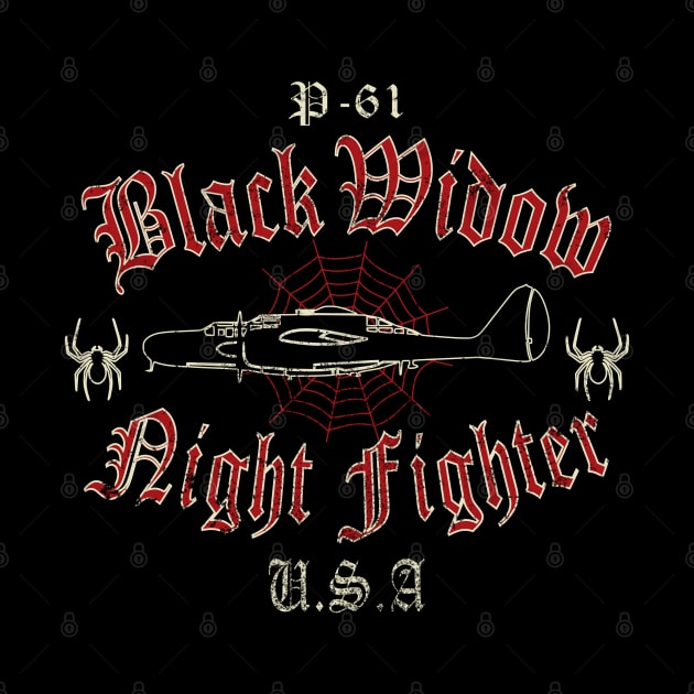 P-61 Black Widow - Night Fighter (distressed) by TCP