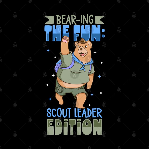 Bear Scout Leader - Cub Scouting by Modern Medieval Design