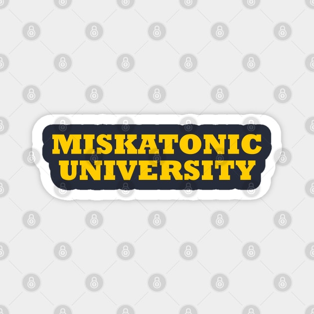 Miskatonic University Magnet by Solenoid Apparel