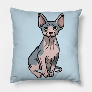 Sphynx Cat (Small Print) Pillow