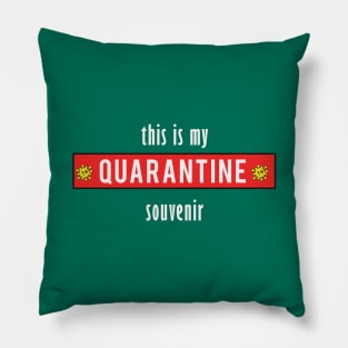 The Coronavirus Souvenir - Remember the Quarantine Pillow