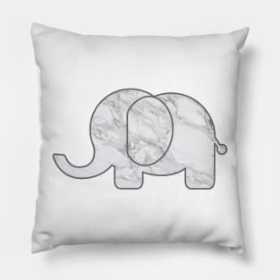 Marble Elephant Pillow