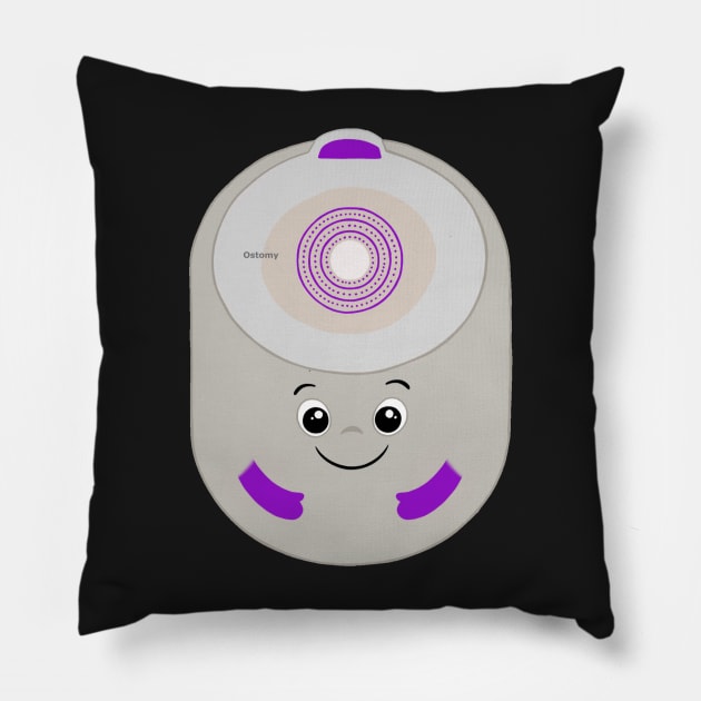 Cute Closed Ostomy Bag Pillow by CaitlynConnor