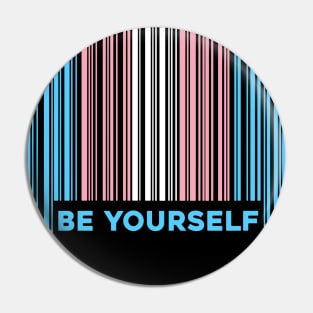 Be Yourself Trans Pride Pin