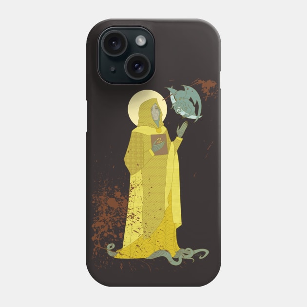 Saint Hastur of the Yellow Sign Phone Case by sewarren71