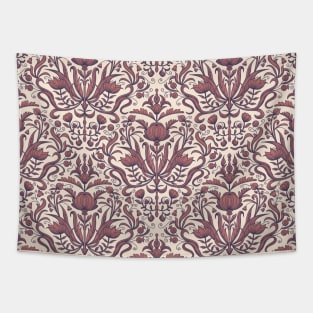 Baroque Toile on Dark Pink Tapestry