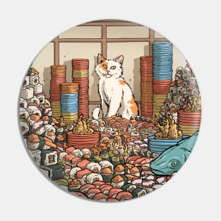 Sushi Cat Pin