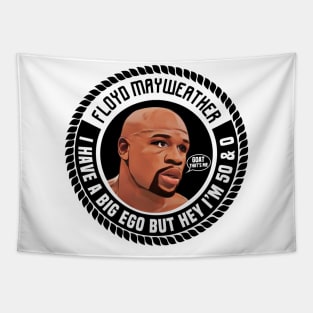 Floyd Mayweather 50 and 0 Tapestry