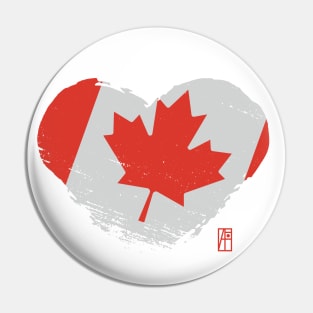 I love my country. I love the Canada. I am a patriot. In my heart, there is always the flag of the Canada Pin