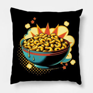 Mac And Cheese Pop Art Pillow