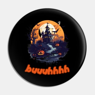 Buuhhhh-Halloween Haunt Pin