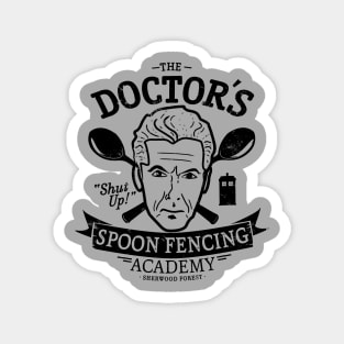 Spoon Fencing Academy (Black) Magnet