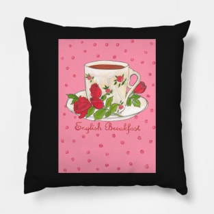 English Breakfast Tea Pillow