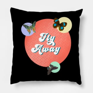 Fly away butterfly Pillow