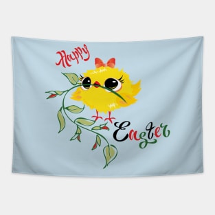 happy Easter funny chic Tapestry