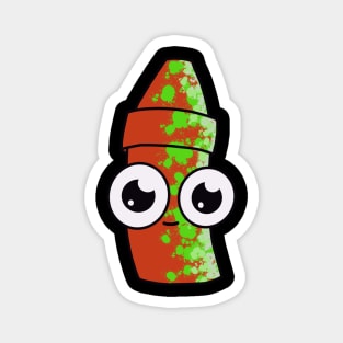 Crayon Buddy Red & Green Magnet