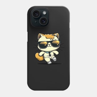 Copy of Cute ginger cat wearing sunglasses Phone Case