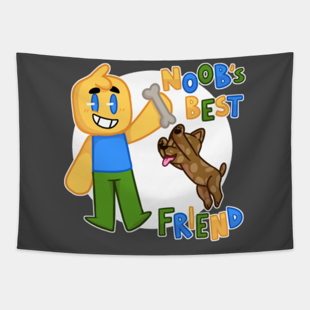 Noob S Best Friend Roblox Noob With Dog Roblox Inspired T Shirt Roblox Tapestry Teepublic - noobs best friend roblox noob with dog roblox inspired t shirt sticker