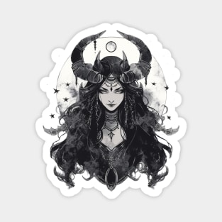 Moon Witch Magnet