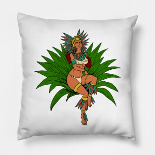 Aztec Earth Goddess - Mayahuel Pillow