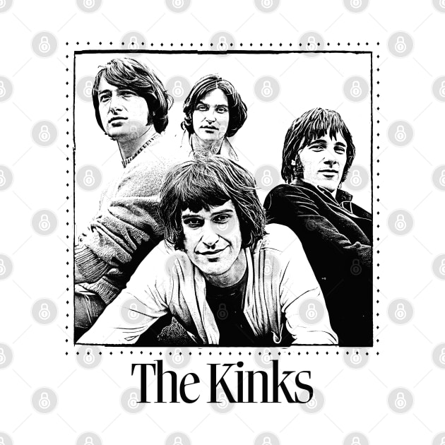 The Kinks  / Retro Style Fan Design by DankFutura