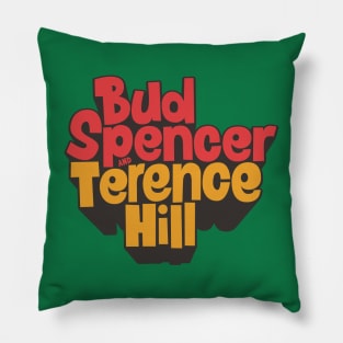 Bud Spencer and Terence Hill - Legends of Italian Cinema Pillow