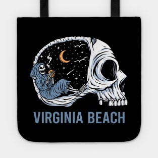 Chilling Skeleton - Virginia Beach Tote